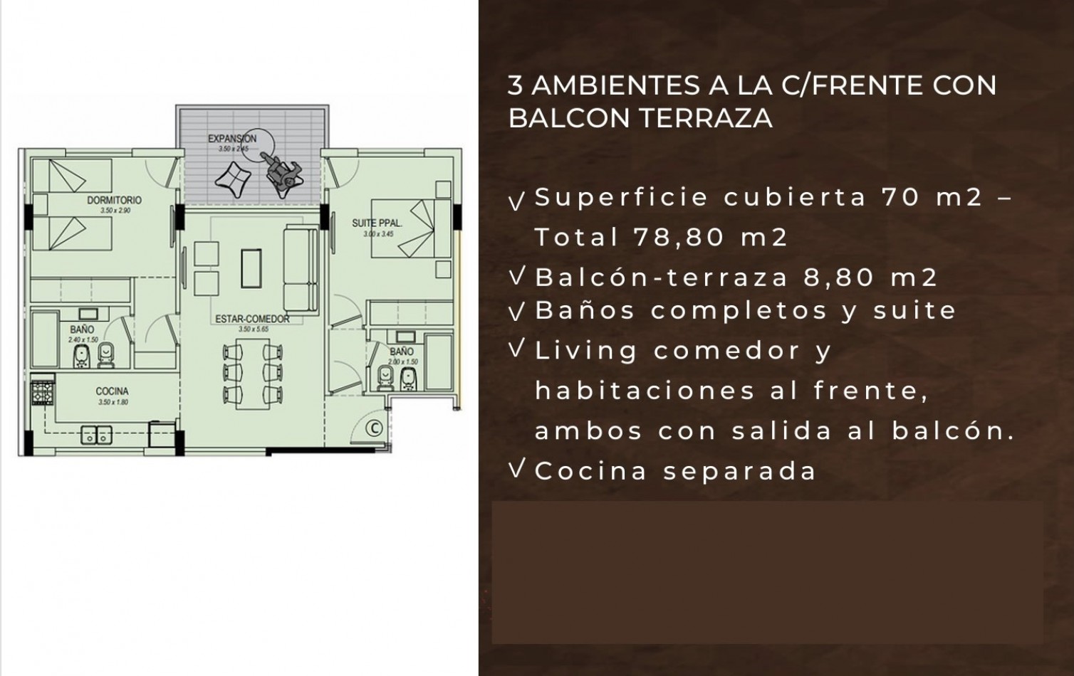 PREVENTA DEPARTAMENTO 3 AMBIENTES A METROS DEL MAR!