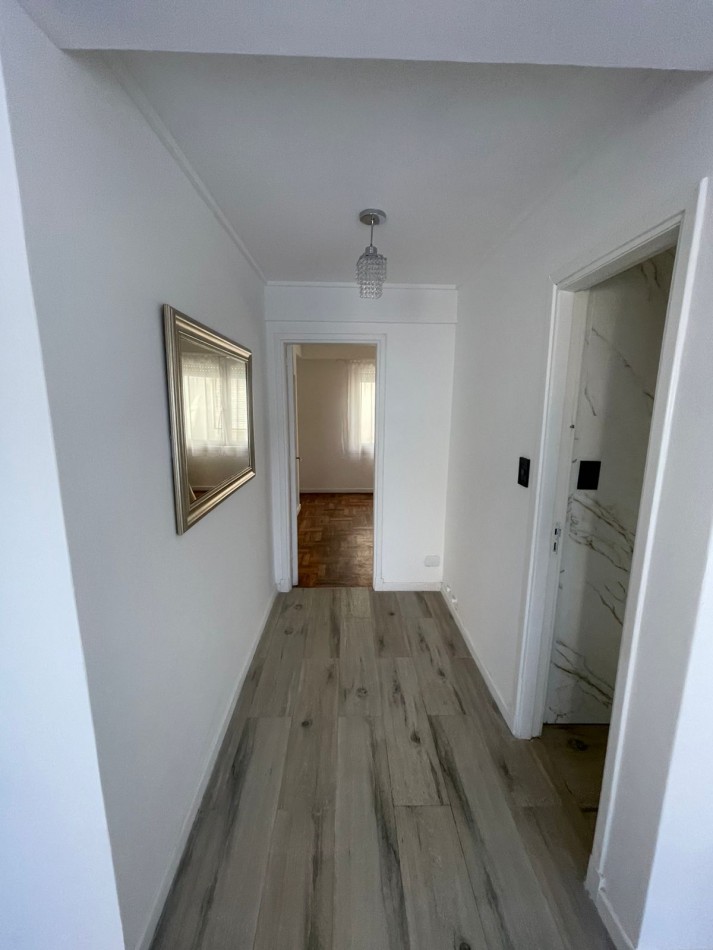 Departamento 2 ambientes con vista parcial al mar