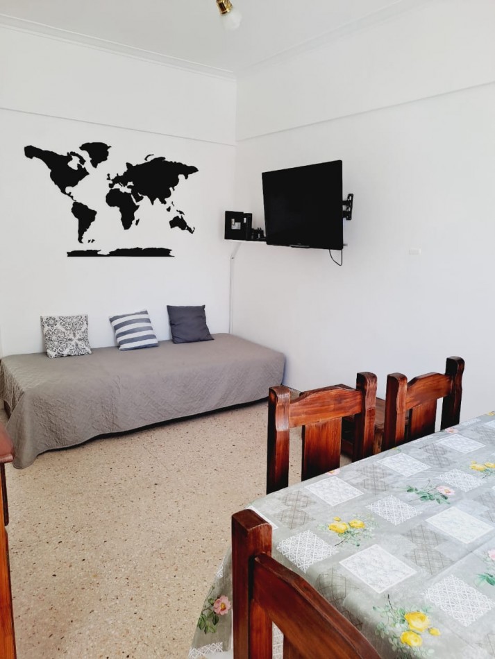 ALQUILER VERANO 2026 DEPARTAMENTO 2 AMBIENTES ZONA PASEO ALDREY