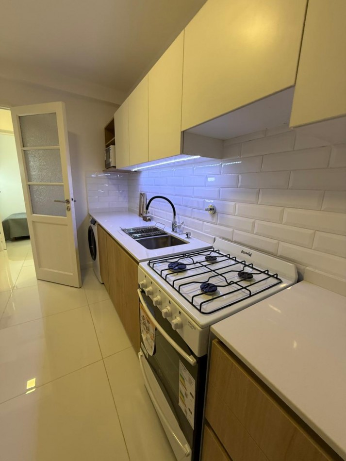 Departamento 2 ambientes con dependencia a la calle vista al mar