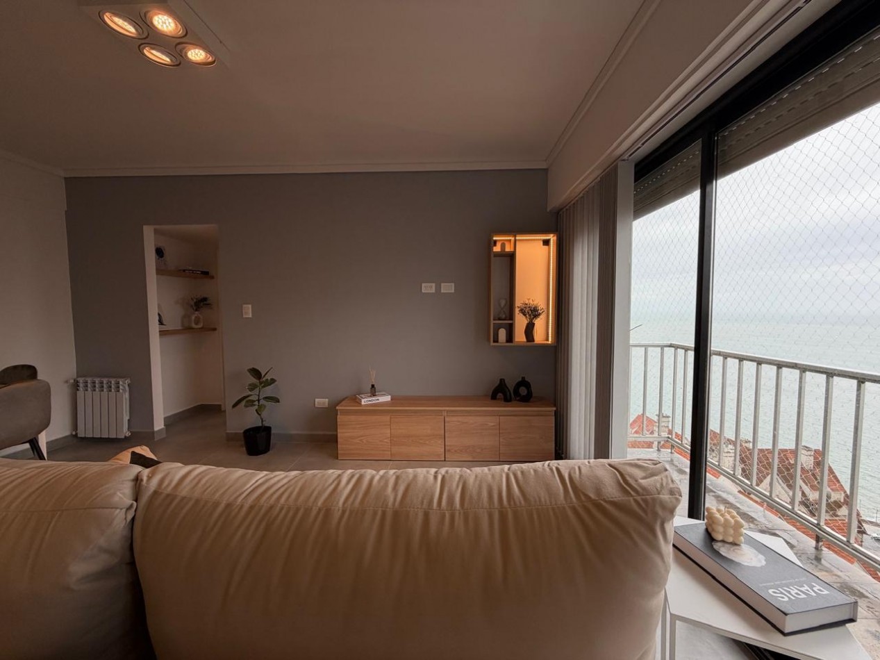 DEPARTAMENTO 2 AMBIENTES CON VISTA AL MAR Y COCHERA DOBLE 