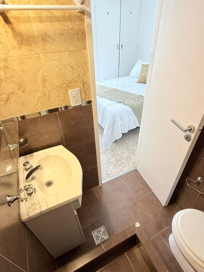 1 ambiente dividido al frente con balcon saliente en venta mar del plata