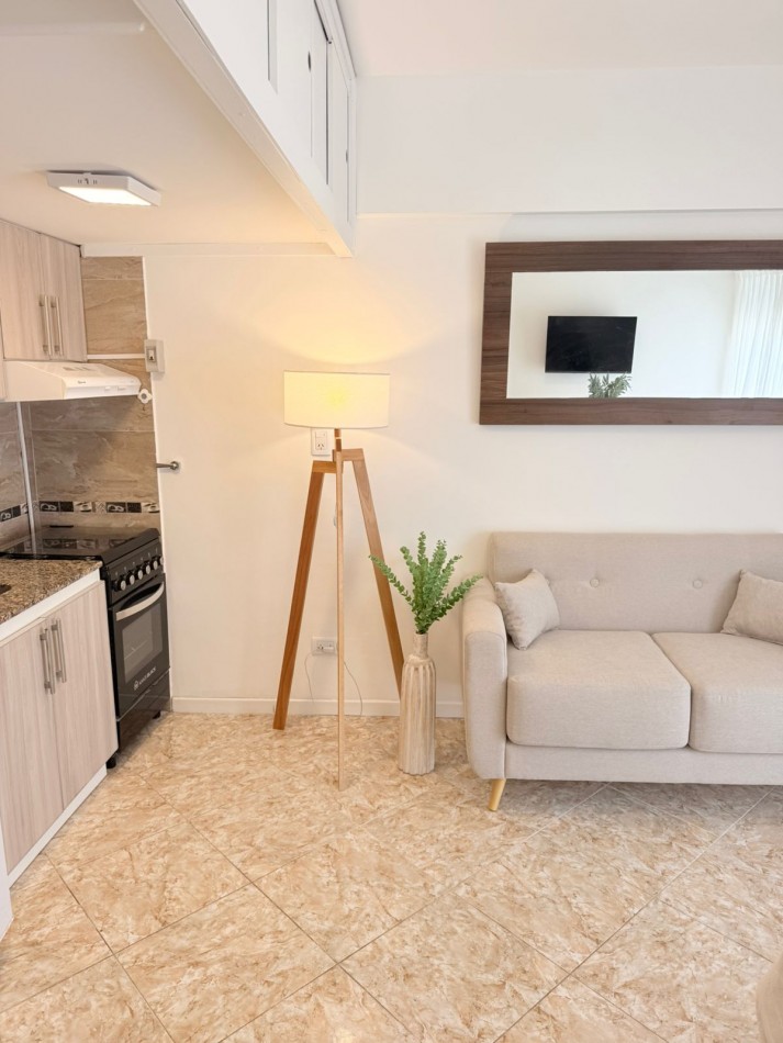 1 ambiente dividido al frente con balcon saliente en venta mar del plata