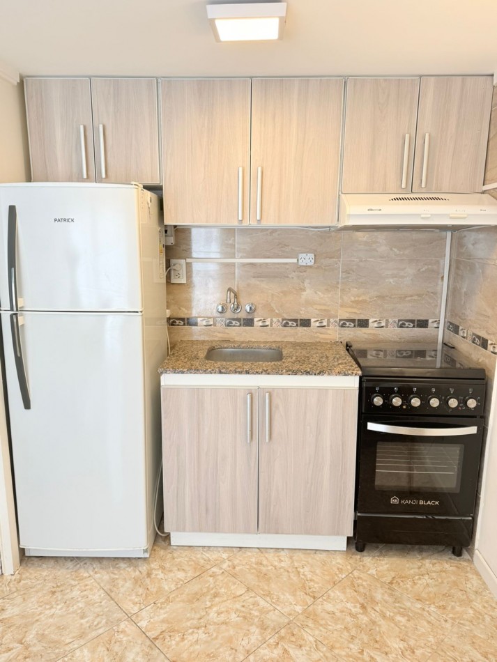 1 ambiente dividido al frente con balcon saliente en venta mar del plata