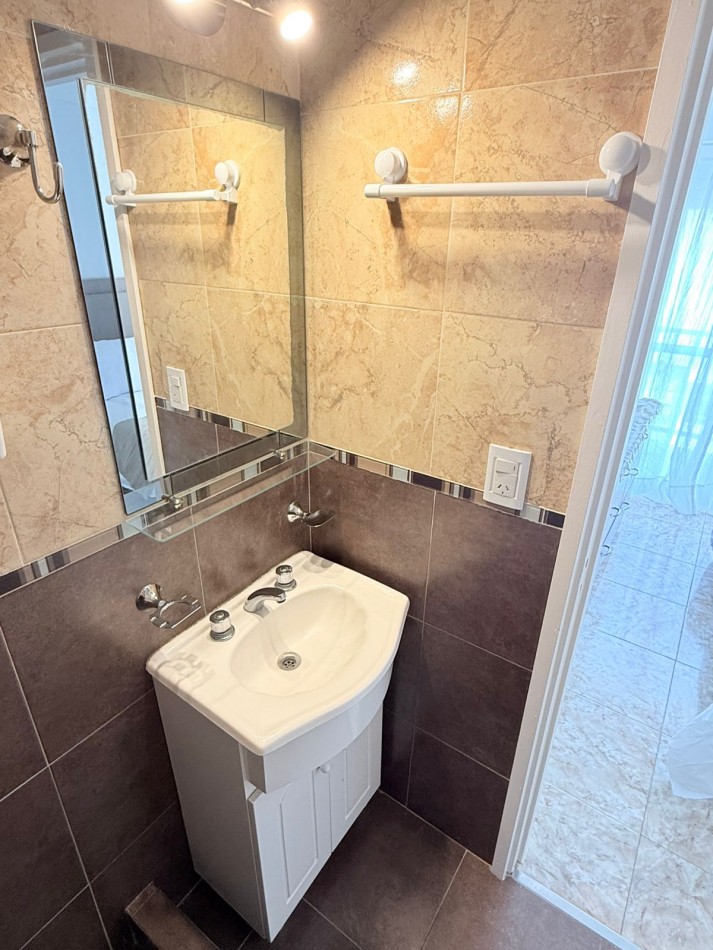 1 ambiente dividido al frente con balcon saliente en venta mar del plata