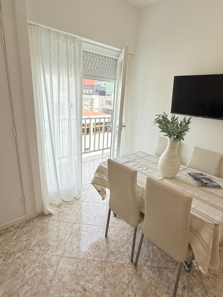 1 ambiente dividido al frente con balcon saliente en venta mar del plata