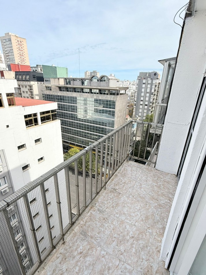 1 ambiente dividido al frente con balcon saliente en venta mar del plata