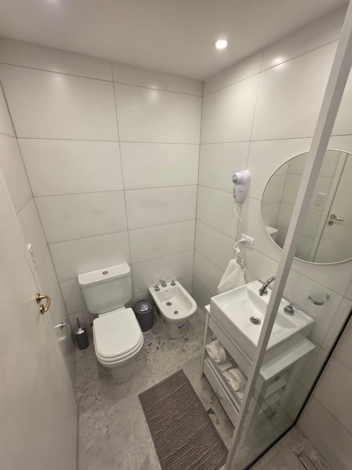 Departamento 1 ambiente con patio en venta 