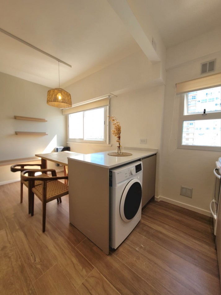 Departamento de 2 Ambientes totalmente reciclado con cochera