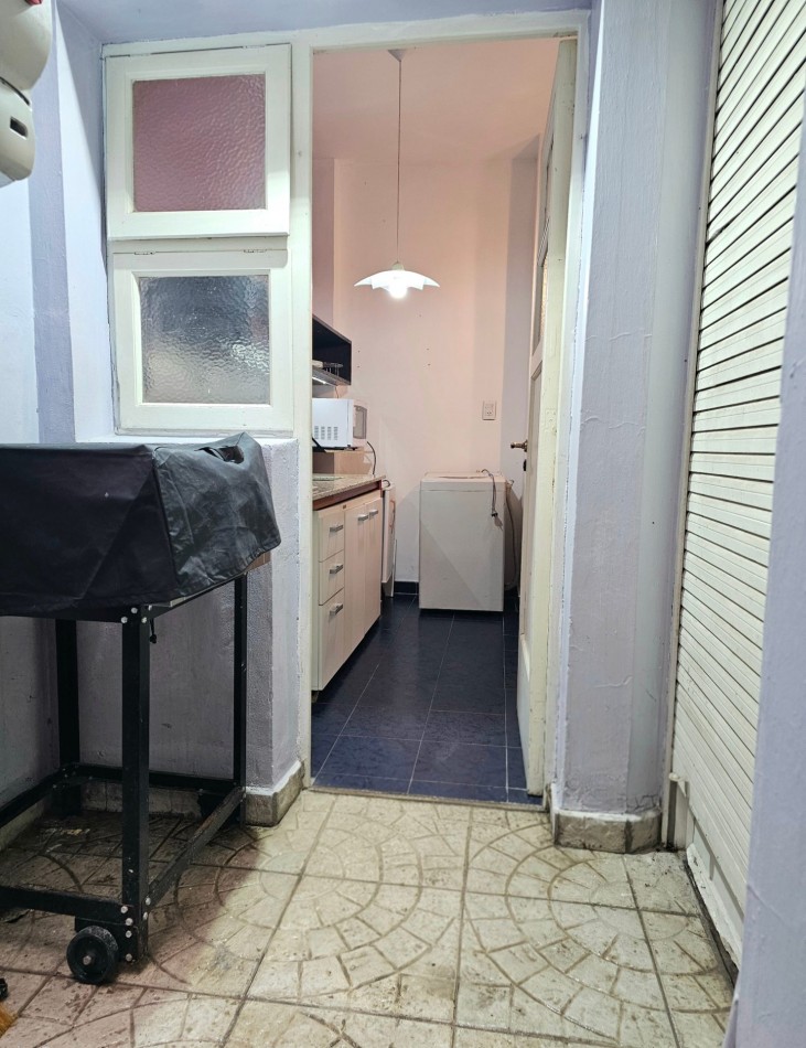 DEPARTAMENTO 2 AMBIENTES CON PATIO FRENTE AL MAR