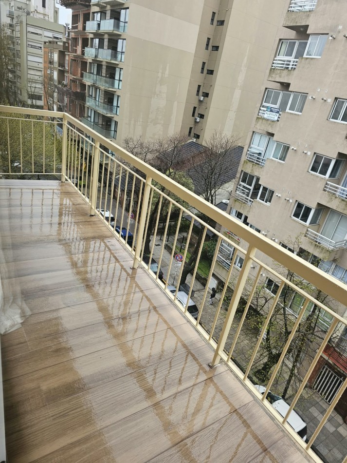 Departamento 3 ambientes con balcon al frente | en venta | plaza mitre