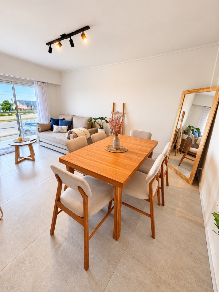 Departamento 2 ambientes con vista al mar | balcon y cochera