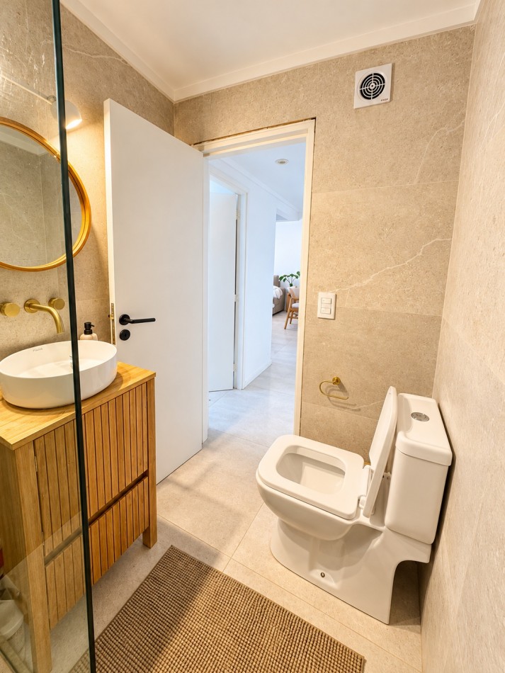 Departamento 2 ambientes con vista al mar | balcon y cochera