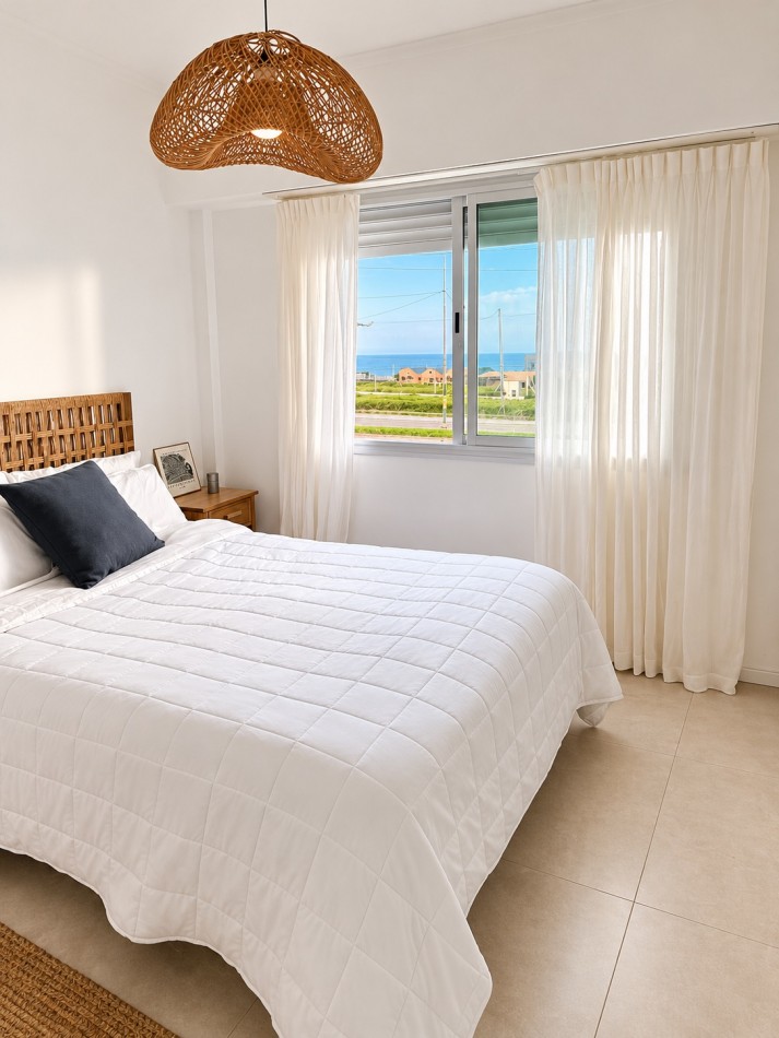 Departamento 2 ambientes con vista al mar | balcon y cochera