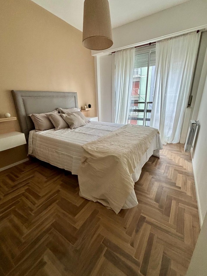 Departamento 3 ambientes con dependencia al frente con balcon